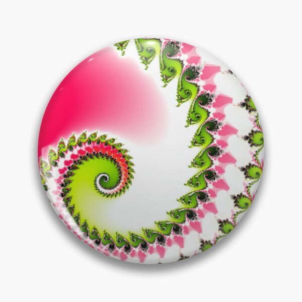 Artikelvorschau, Spiral Beauty | Rot, Orange und Grün | Positive Vibes | Fraktalkunst entworfen und verkauft von JillyJ05.