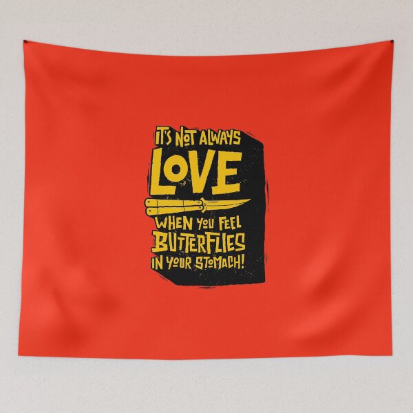 Item preview, It's not always love when you feel butterflies in your stomach designed and sold by Mircea Iliescu.