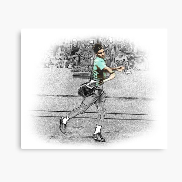 Roger Federer Metal Print