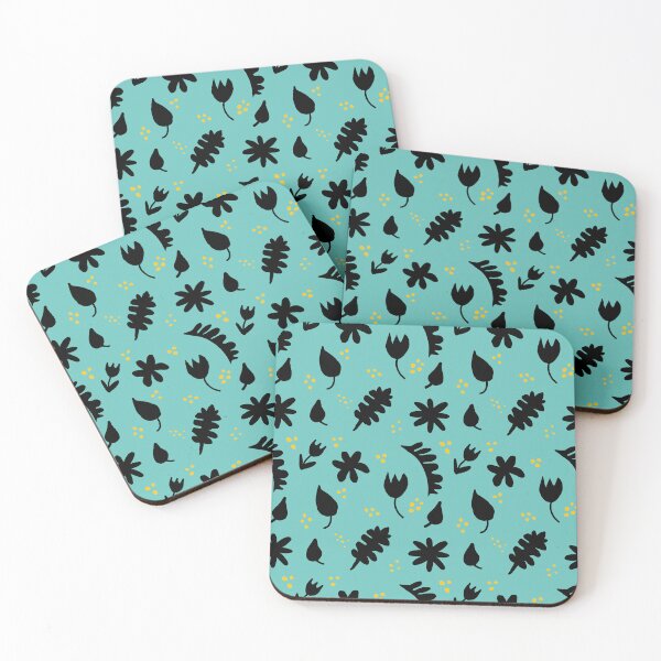 Item preview, Light Blue and Black floral designed and sold by DemonicGloom.