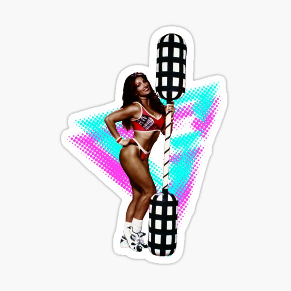 Jet from ITV Gladiators 90s Icon Sticker