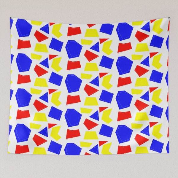 Item preview, Fun Geometric Pattern ( Primary Colours ) designed and sold by ghost-cookies.