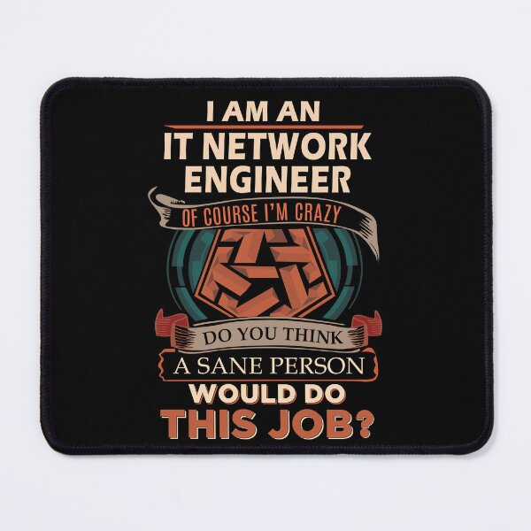 Item preview, It Network Engineer T Shirt - Sane Person Job Gift Item Tee designed and sold by vonnie38uo.