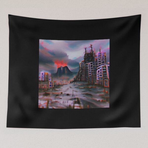 Item preview, Apocalypse City - Digital NFT art made by artificial intelligence (AI) designed and sold by Mad-Boy.