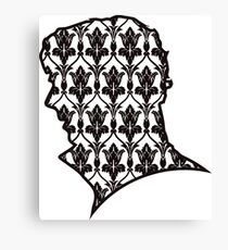 Sherlock - 221b Wallpaper Canvas Print