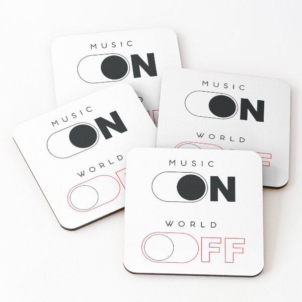 Item preview, FUNNY MUSIC IS ON, WORLD IS OFF designed and sold by arthemdesign.