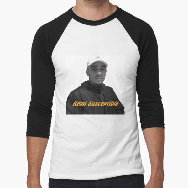 T-shirt baseball manches ¾ « Mister V Rémi Susceptible » par Stazzzouw
