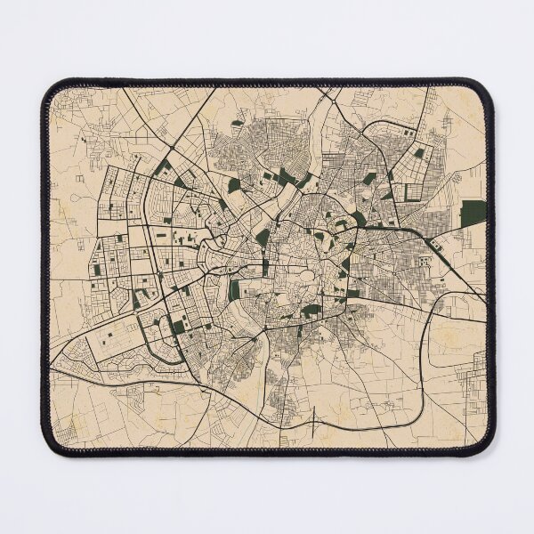 Item preview, Aleppo City Map of Syria - Vintage designed and sold by deMAP.
