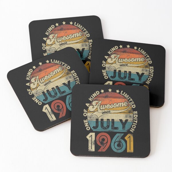 Item preview, Womens Retro 61 years old 61st birthday Vintage Retro July 1961  designed and sold by Amanda  Griffith.