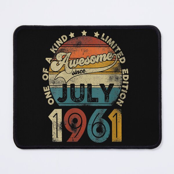 Item preview, Womens Retro 61 years old 61st birthday Vintage Retro July 1961  designed and sold by Amanda  Griffith.
