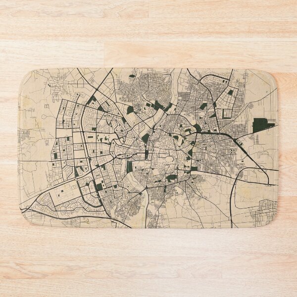 Item preview, Aleppo City Map of Syria - Vintage designed and sold by deMAP.
