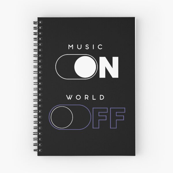 Item preview, FUNNY MUSIC IS ON, WORLD IS OFF designed and sold by arthemdesign.