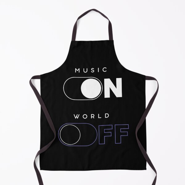 Item preview, FUNNY MUSIC IS ON, WORLD IS OFF designed and sold by arthemdesign.