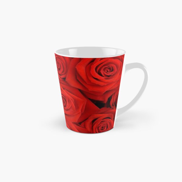 Red Spectacular Roses Tall Mug