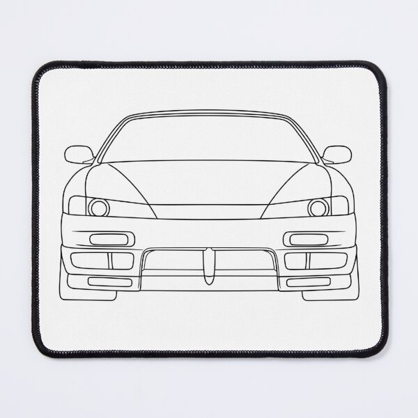 Item preview, Nissan Silvia S14 200SX black lines designed and sold by EdimDesign.