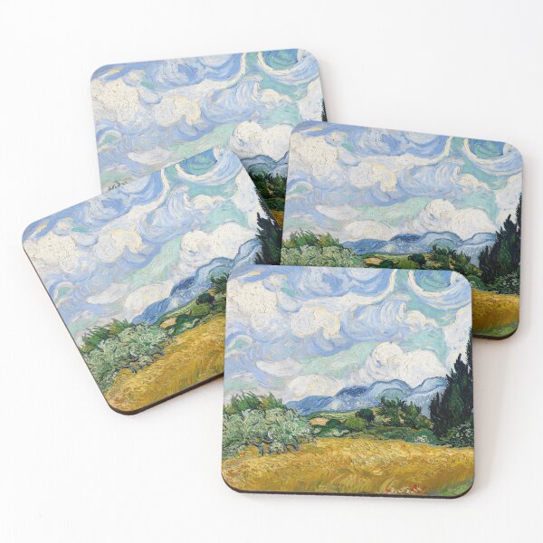 Item preview, Wheat Field with Cypresses by Vincent van Gogh designed and sold by emilypigou.