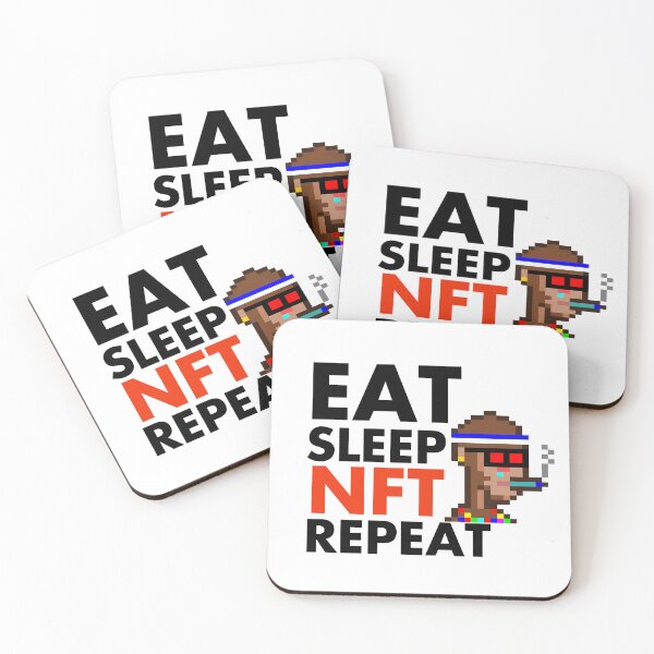 Item preview, Eat Sleep Collect NFT Crypto Monkey #51 designed and sold by patricklevar.