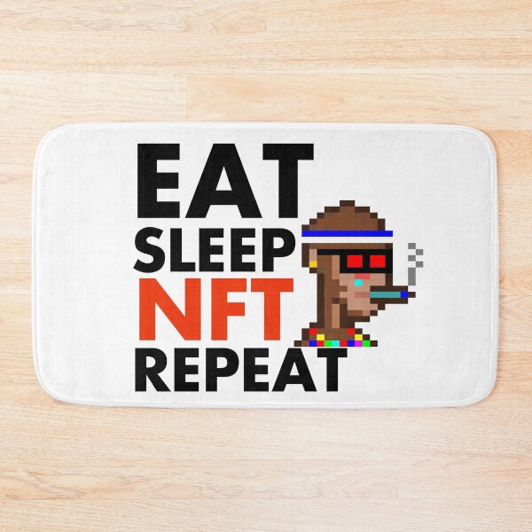 Item preview, Eat Sleep Collect NFT Crypto Monkey #51 designed and sold by patricklevar.