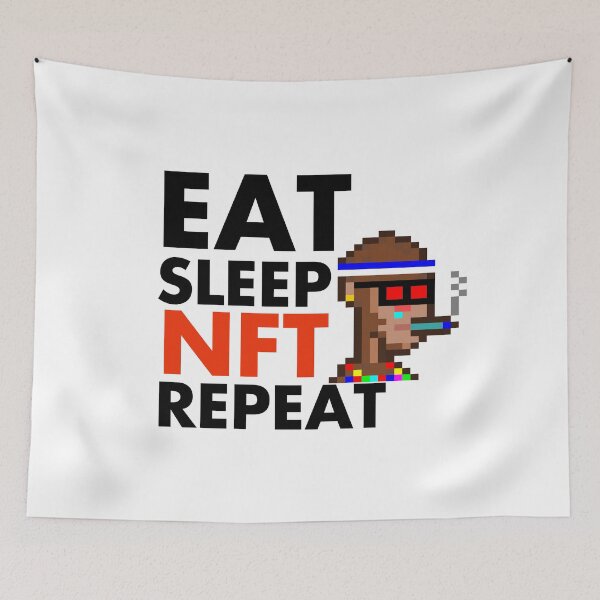 Item preview, Eat Sleep Collect NFT Crypto Monkey #51 designed and sold by patricklevar.