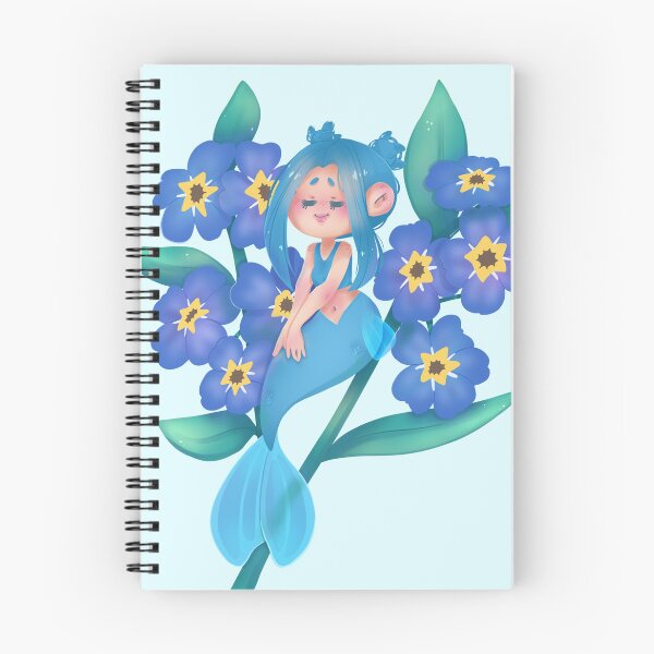 Aperçu de l'œuvre Sirène cyan créée et vendue par InkieBug.