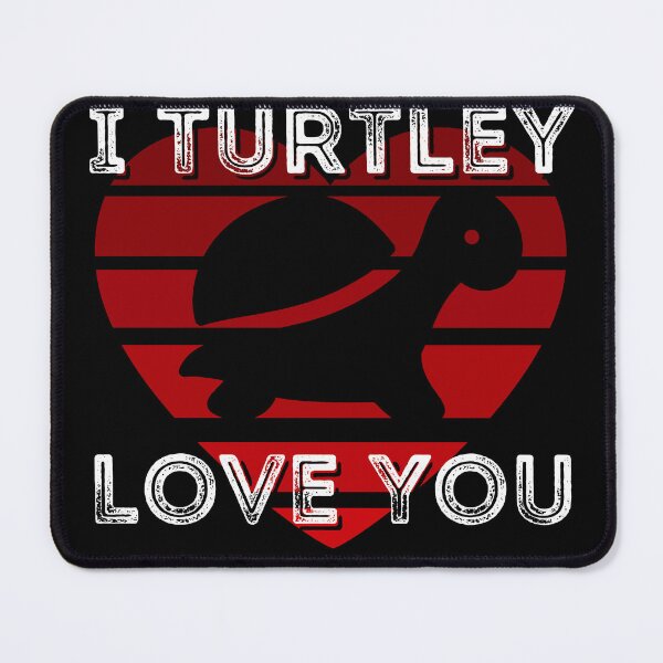 Item preview, I Turtley Love You Retro Sunset Turtle Pun designed and sold by Onewivnacher.