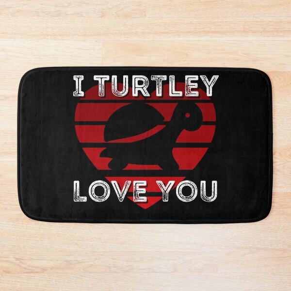 Item preview, I Turtley Love You Retro Sunset Turtle Pun designed and sold by Onewivnacher.