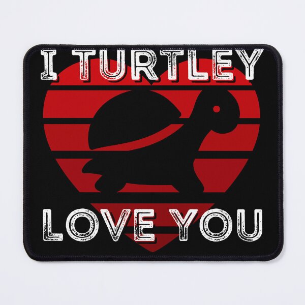 Item preview, I Turtley Love You Retro Sunset Turtle Pun designed and sold by Onewivnacher.