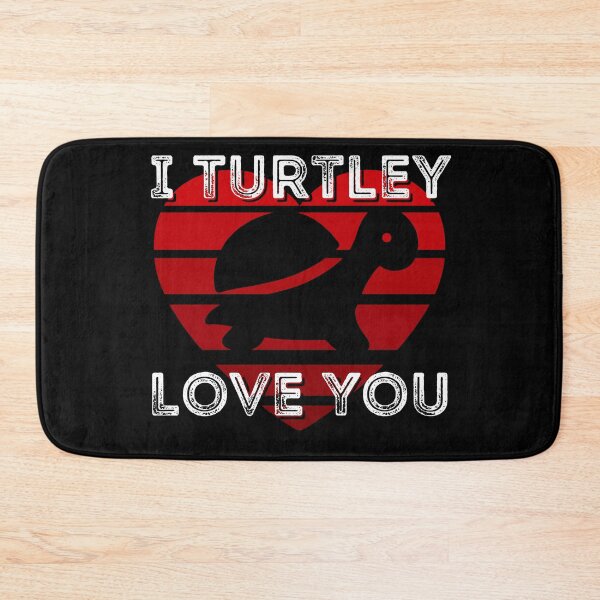 Item preview, I Turtley Love You Retro Sunset Turtle Pun designed and sold by Onewivnacher.