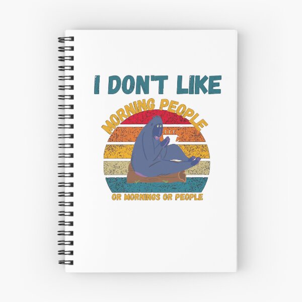 Item preview, I Don't Like Morning People Or Mornings Or People Classic T-shirt  designed and sold by Ryn2020.