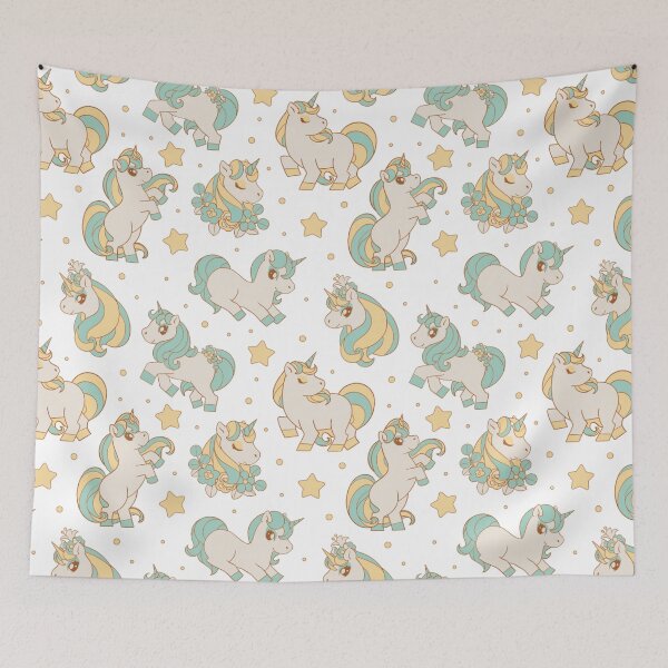 Item preview, Cute Unicorn Pattern - Green  designed and sold by Artrographic.