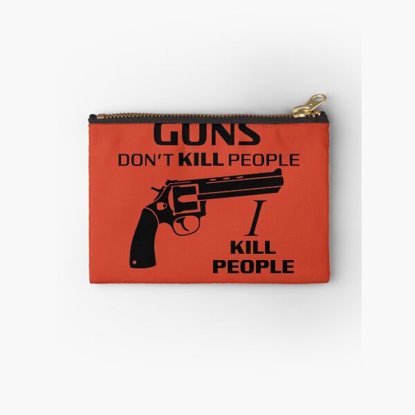 Item preview, Guns Don't Kill People, I Kill People Quote designed and sold by Meta Cortex.