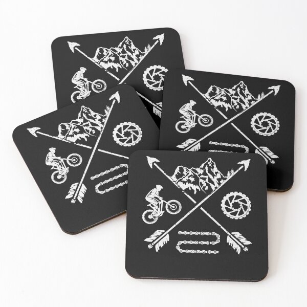 Item preview, Mountain Bike Cross Mountains Chain Biker Gift Idea designed and sold by Kuma518.