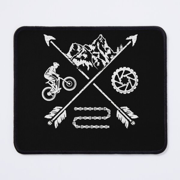 Item preview, Mountain Bike Cross Mountains Chain Biker Gift Idea designed and sold by Kuma518.