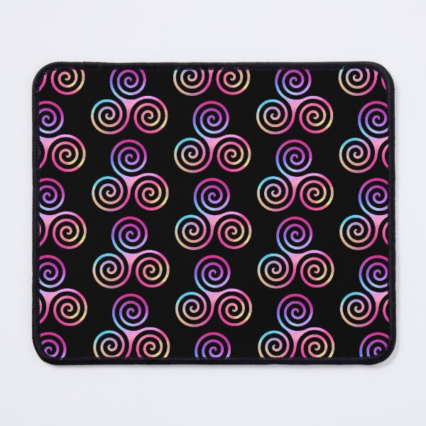 Item preview, Rainbow Colorful Triple Spiral designed and sold by JanviRamani.