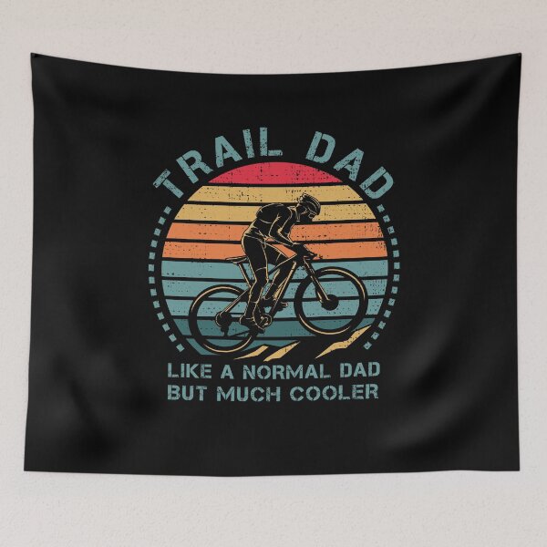 Item preview, Mountain Bike Trail Dad Vintage Retro Gift Idea designed and sold by Kuma518.