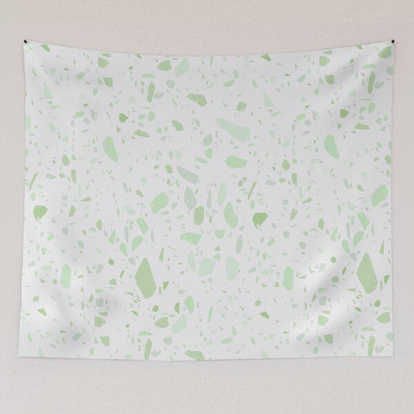 Item preview, White and Green Terrazzo  designed and sold by thesnowwhyte.