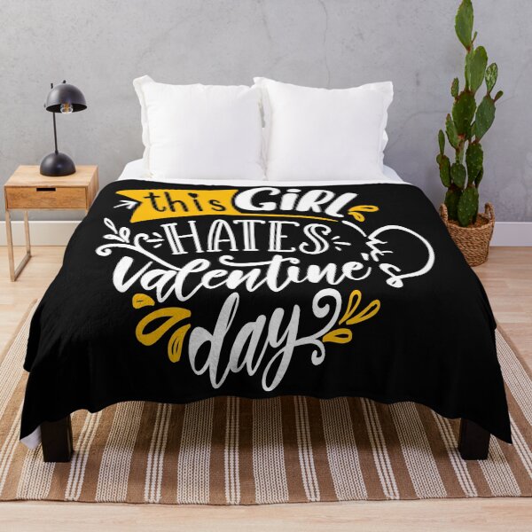 Item preview, This Girl Hates Valentine Day designed and sold by Tresh Store.