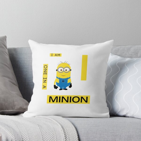 Item preview, Minion quote I am one in a minion fun design designed and sold by Canvasnumber24.