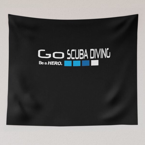 Item preview, Go Scuba Diving be a hero . designed and sold by Live  Today.