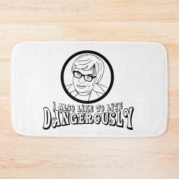 Item preview, I Also Like to Live Dangerously Quote designed and sold by Meta Cortex.
