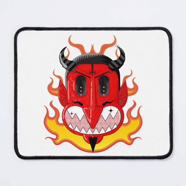 Item preview, Cartoon Devil Flames Vintage Retro designed and sold by Dr-Faustus.