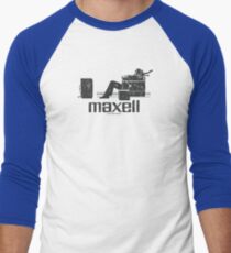 Maxell (black) Men's Baseball ¾ T-Shirt