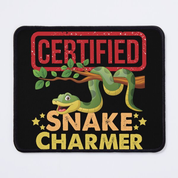 Item preview, Funny Certified Snake Charmer designed and sold by GoZayaan.