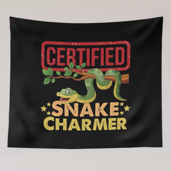 Item preview, Funny Certified Snake Charmer designed and sold by GoZayaan.