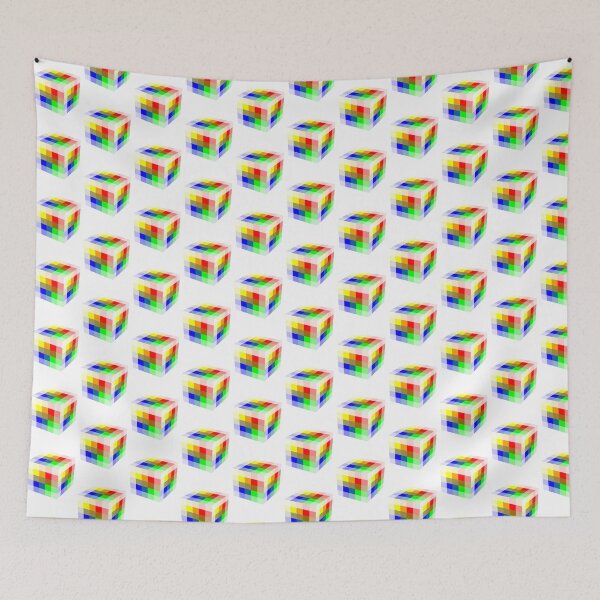 Item preview, Multi Colored Cube designed and sold by MetalElephant.