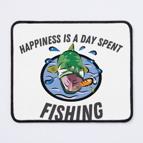 Item preview,    Happiness is a Day Spent Fishing designed and sold by badretop.