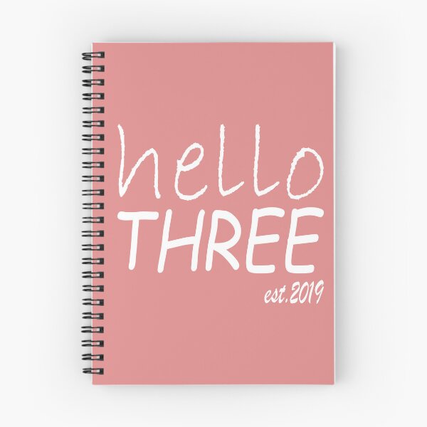 Item preview, Hello Three Est 2019 Shirt, 3th Birthday, Three Year Old Birthday designed and sold by boyastore.
