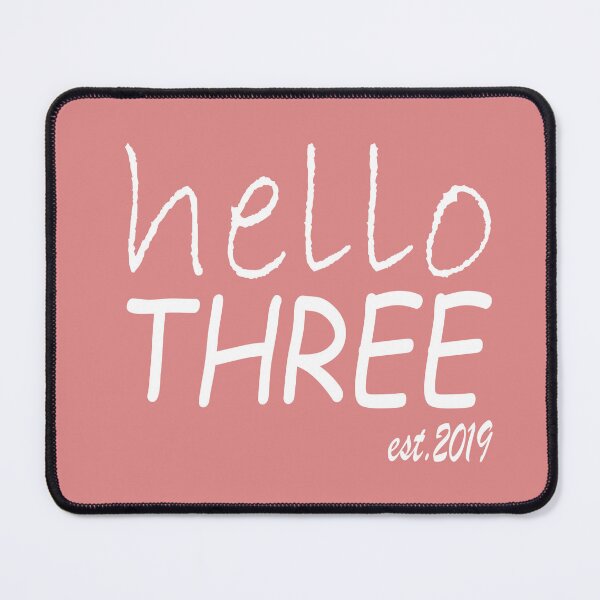 Item preview, Hello Three Est 2019 Shirt, 3th Birthday, Three Year Old Birthday designed and sold by boyastore.