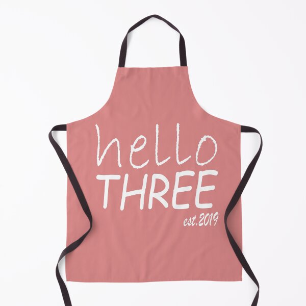 Item preview, Hello Three Est 2019 Shirt, 3th Birthday, Three Year Old Birthday designed and sold by boyastore.
