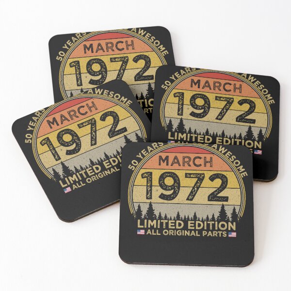 Item preview, 50th Birthday March 1972 Limited Edition Patriotic designed and sold by cssdru.